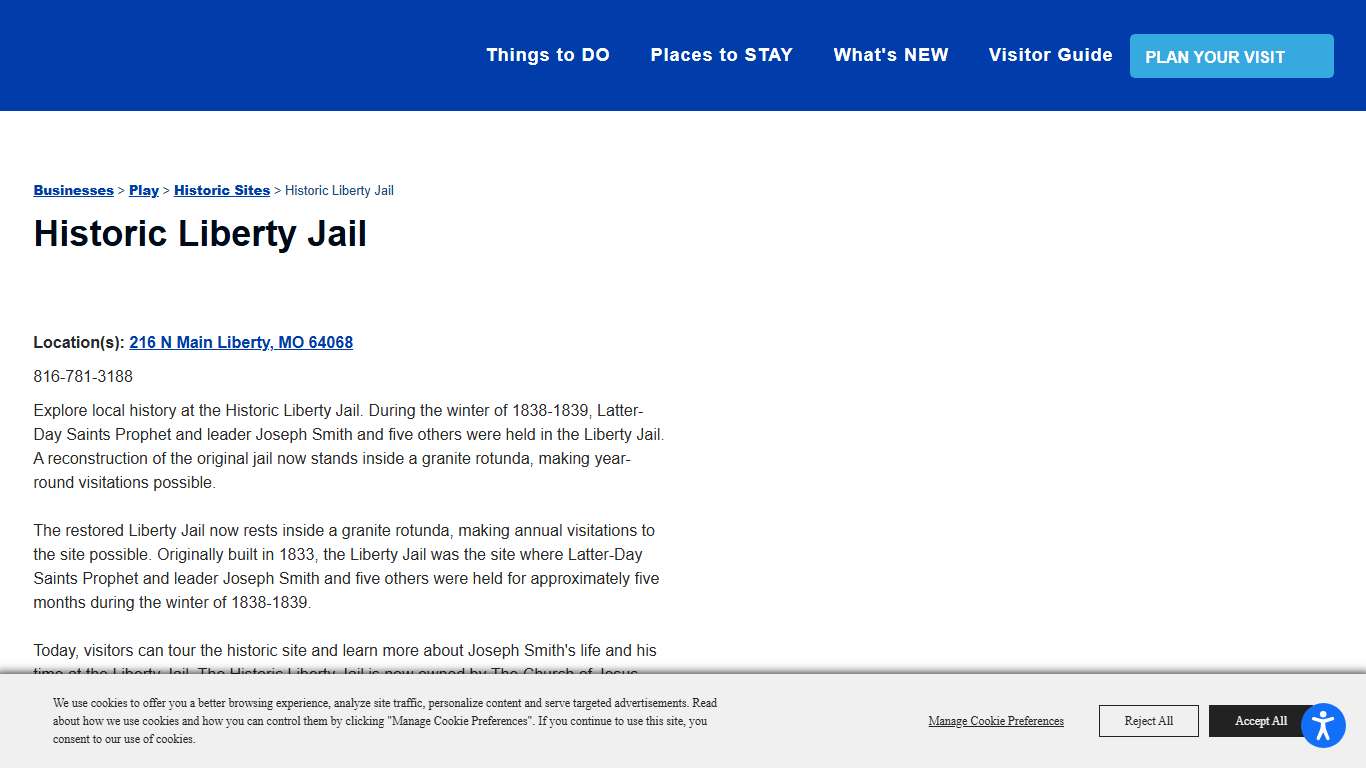 Liberty Jail Historic Site